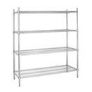 Vogue 4 Tier Wire Shelving Kit 460mm additional 15