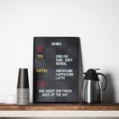 Beaumont Peg Board Lettering 20mm White additional 2