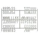 Beaumont Peg Board Lettering 20mm White additional 1