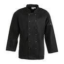 Whites Vegas Unisex Chefs Jacket Long Sleeve Black additional 7