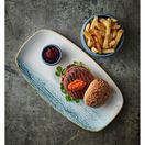 Churchill Homespun Accents Aquamarine Oblong Plates 296X152mm additional 2