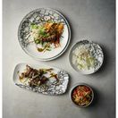 Churchill Kintsugi Accents Quartz Black Chefs Oblong Plate 298 x 152mm additional 3