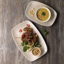 Churchill Raku Oblong Chef Plates Agate Grey 199 x 300mm additional 3