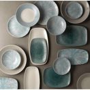 Churchill Raku Oblong Chef Plates Jade Green 202 x 261mm additional 4