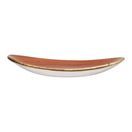 Churchill Stonecast Oval Coupe Plate Orange 192mm additional 2