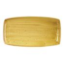 Churchill Stonecast Rectangular Plate Mustard Seed Yellow 350 x 185mm additional 1