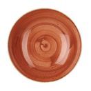 Churchill Stonecast Round Coupe Bowl Spiced Orange 248mm additional 1