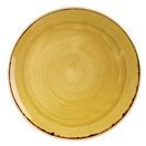 Churchill Stonecast Round Coupe Plate Mustard Seed Yellow 288mm additional 1