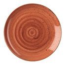 Churchill Stonecast Round Coupe Plate Spiced Orange 185mm additional 1