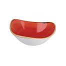 Churchill Stonecast Triangle Bowls Berry Red 235mm additional 2