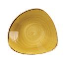 Churchill Stonecast Triangle Bowl Mustard Seed Yellow 229mm additional 1