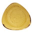 Churchill Stonecast Triangle Plate Mustard Seed Yellow 229mm additional 1