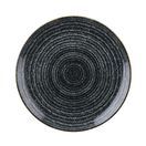 Churchill Studio Prints Homespun Charcoal Black Coupe Plate 217mm additional 1