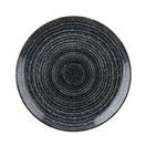Churchill Studio Prints Homespun Charcoal Black Coupe Plate 288mm additional 1