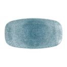 Churchill Studio Prints Raku Oblong Plate Topaz Blue 298mm additional 1