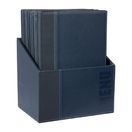 Securit Contemporary Menu Covers and Storage Box A4 Blue additional 2