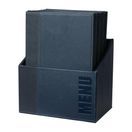 Securit Contemporary Menu Covers and Storage Box A4 Blue additional 3