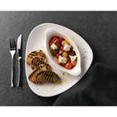 Churchill Lotus Triangular Plates White 350mm additional 3