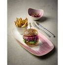 Churchill Stonecast Accents Petal Pink Chefs Oblong Plate 348 x 186mm additional 2