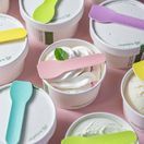 Vegware VP-SP3.5C Tutti Frutti Paper Ice Cream Spoons 3.5in additional 2