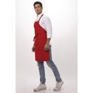 Chef Works Bib Apron Red additional 4