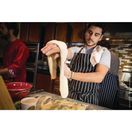 Chef Works Premium Woven Bib Apron Black and White Stripe additional 5
