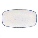 Churchill Stonecast Hints Oblong Plates Indigo Blue 355mm additional 1