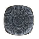 Churchill Studio Prints Homespun Charcoal Black Square Plate 252mm additional 1