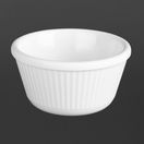 Olympia Kristallon Melamine Fluted Ramekins White 89mm additional 3