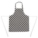 Whites Childrens Bib Apron Big Black and White Check additional 1