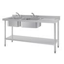 Vogue Double Sink Right Hand Drainer additional 2
