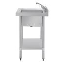 Vogue Stainless Steel Midi Pot Wash Sink with Undershelf additional 4