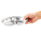 Olympia Oval Vegetable Dish Two Compartments 200mm additional 5