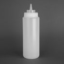 Vogue Clear Wide Neck Squeeze Sauce Bottle 32oz additional 1