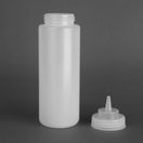 Vogue Clear Wide Neck Squeeze Sauce Bottle 32oz additional 4