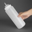 Vogue Clear Wide Neck Squeeze Sauce Bottle 32oz additional 5