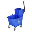 Jantex 30ltr Mop Bucket with Foot Pedal release - Blue additional 1