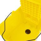Jantex 30ltr Mop Bucket with Foot Pedal release - Yellow additional 4