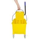 Jantex 30ltr Mop Bucket with Foot Pedal release - Yellow additional 6