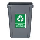 Jantex Slim Bin Grey 60Ltr additional 5