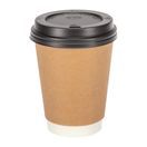 Fiesta Recyclable Coffee Cup Lids Black 340ml / 12oz and 455ml / 16oz additional 4