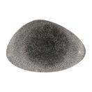 Churchill Studio Prints Raku Triangular Plates Quartz Black 300mm additional 1