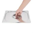 Vogue Stainless Steel 1/2 Gastronorm Lid additional 3