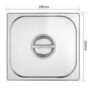 Vogue Stainless Steel 2/3 Gastronorm Lid additional 5