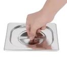 Vogue Stainless Steel 1/6 Gastronorm Lid additional 3