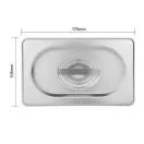 Vogue Stainless Steel 1/4 Gastronorm Lid additional 4