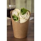 Colpac Recyclable Kraft Tortilla Wrap Scoops - 10434 additional 6