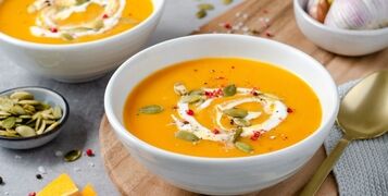 Pumpkin,Soup,,Tasty,Homemade,Pumpkin,,Sweet,Potato,Or,Carrot,Soup