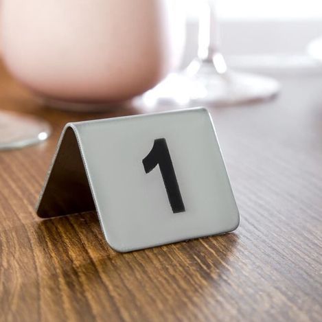 Table Numbers &amp; Reserve Signs