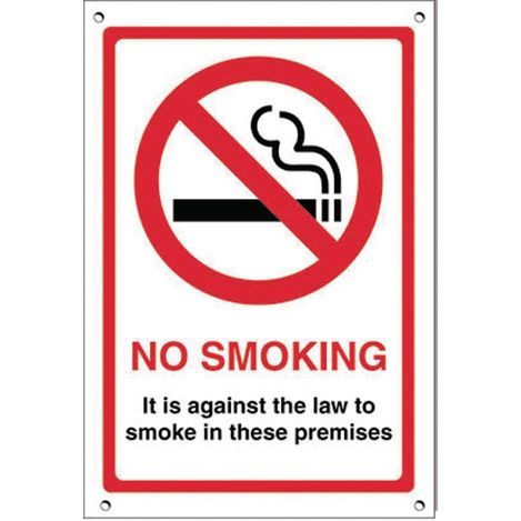 No Smoking Signs